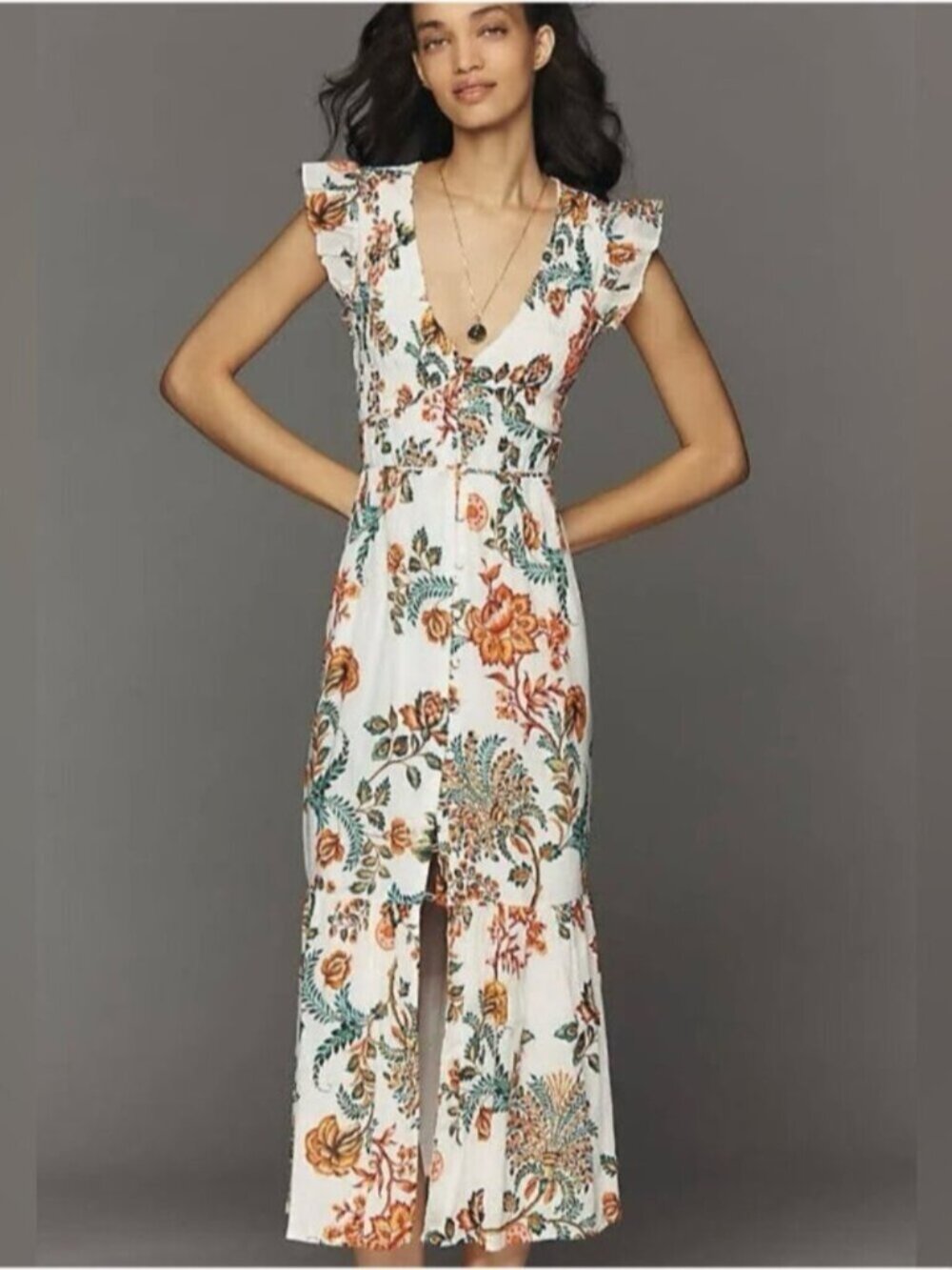 NWT Size LP - Peregrine Midi Dress 100% Cotton (NWT US$ 168)